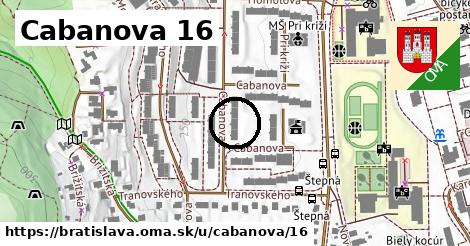 Cabanova 16, Bratislava