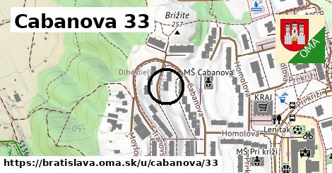 Cabanova 33, Bratislava