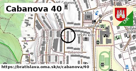 Cabanova 40, Bratislava