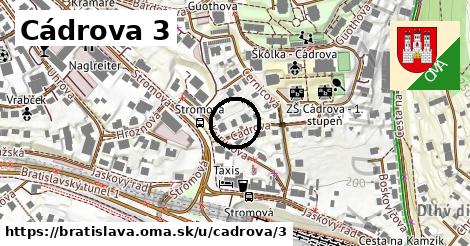 Cádrova 3, Bratislava