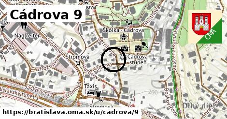 Cádrova 9, Bratislava