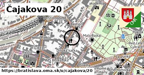 Čajakova 20, Bratislava