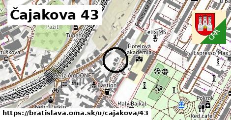 Čajakova 43, Bratislava