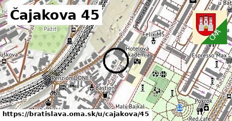 Čajakova 45, Bratislava