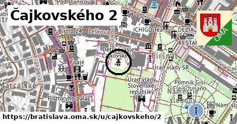 Čajkovského 2, Bratislava