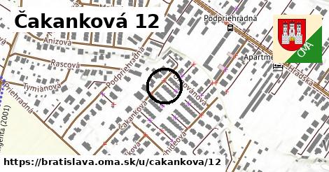 Čakanková 12, Bratislava