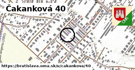 Čakanková 40, Bratislava