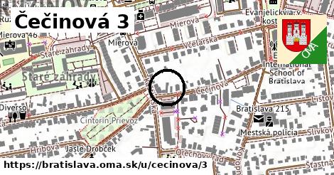 Čečinová 3, Bratislava
