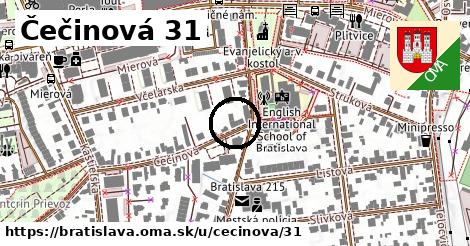 Čečinová 31, Bratislava