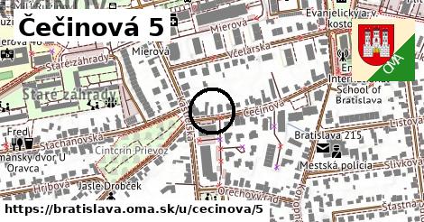 Čečinová 5, Bratislava