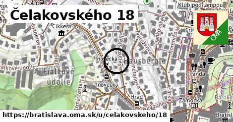 Čelakovského 18, Bratislava