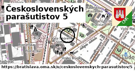 Československých parašutistov 5, Bratislava