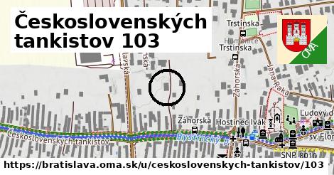 Československých tankistov 103, Bratislava