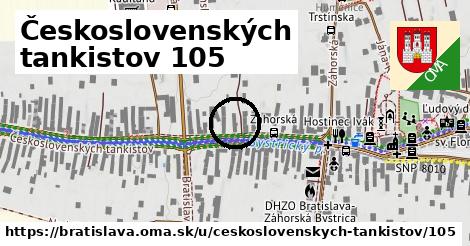 Československých tankistov 105, Bratislava