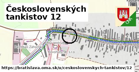 Československých tankistov 12, Bratislava