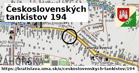 Československých tankistov 194, Bratislava