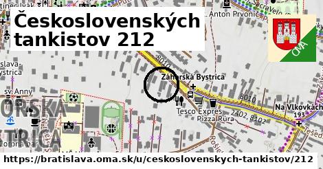 Československých tankistov 212, Bratislava