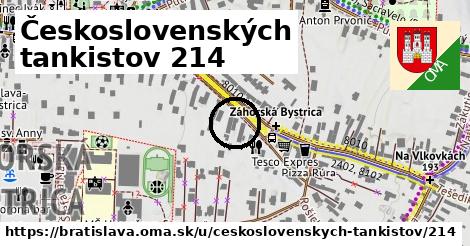 Československých tankistov 214, Bratislava