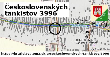 Československých tankistov 3996, Bratislava