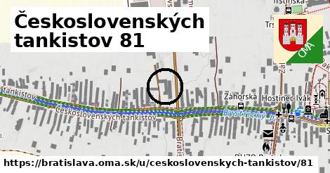 Československých tankistov 81, Bratislava