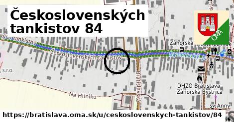 Československých tankistov 84, Bratislava