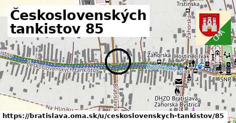 Československých tankistov 85, Bratislava
