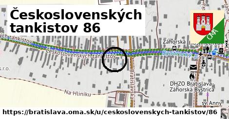 Československých tankistov 86, Bratislava