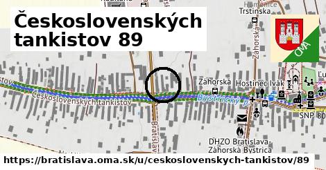 Československých tankistov 89, Bratislava