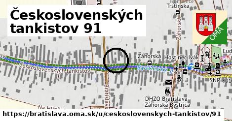 Československých tankistov 91, Bratislava