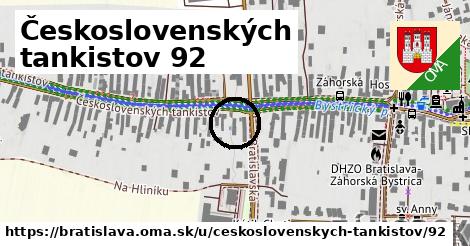 Československých tankistov 92, Bratislava