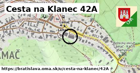 Cesta na Klanec 42A, Bratislava