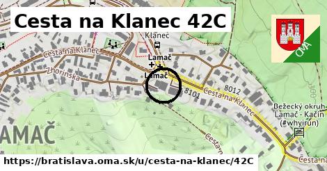 Cesta na Klanec 42C, Bratislava