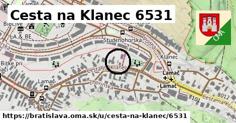 Cesta na Klanec 6531, Bratislava