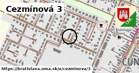 Cezmínová 3, Bratislava