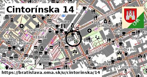 Cintorínska 14, Bratislava