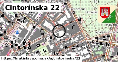 Cintorínska 22, Bratislava