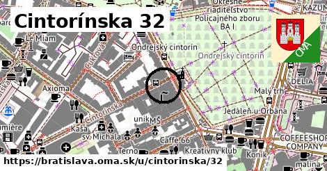 Cintorínska 32, Bratislava