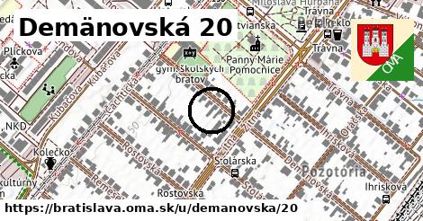 Demänovská 20, Bratislava