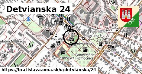 Detvianska 24, Bratislava
