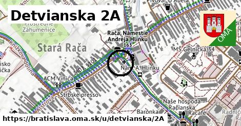 Detvianska 2A, Bratislava