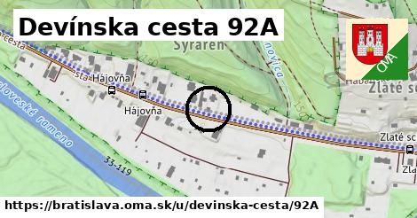 Devínska cesta 92A, Bratislava