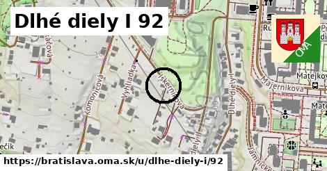 Dlhé diely I 92, Bratislava