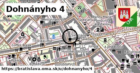 Dohnányho 4, Bratislava