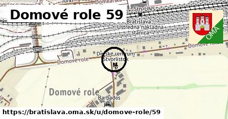 Domové role 59, Bratislava