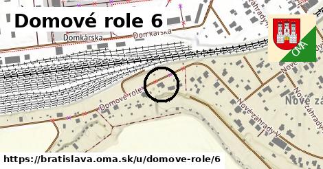 Domové role 6, Bratislava