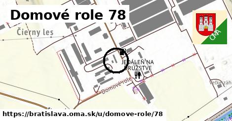 Domové role 78, Bratislava