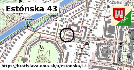 Estónska 43, Bratislava