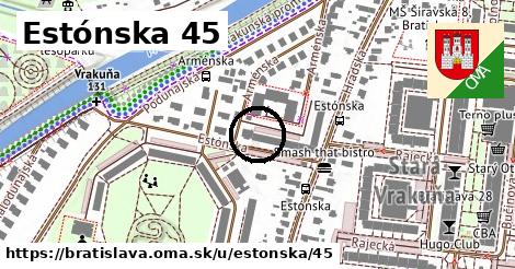 Estónska 45, Bratislava