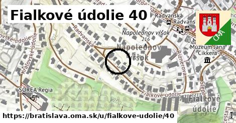 Fialkové údolie 40, Bratislava