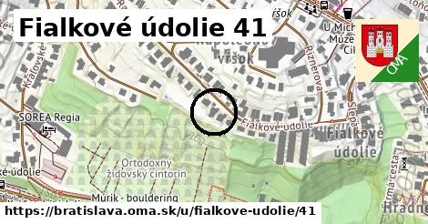 Fialkové údolie 41, Bratislava